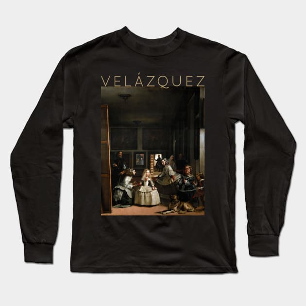 Diego Velázquez - Las Meninas Long Sleeve T-Shirt by TwistedCity